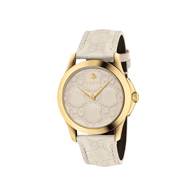 Gucci Timepieces G-Timeless Engraved YA1264033 Woman Watch