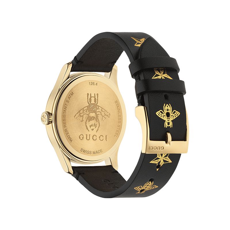 Gucci Timepieces G-Timeless Engraved YA1264055A Woman Watch