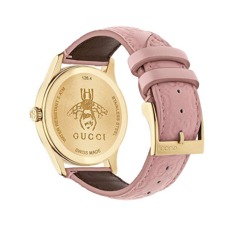 Gucci Timepieces G-Timeless Engraved YA1264104 Woman Watch