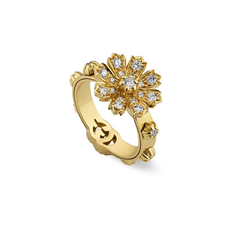 Gucci Fine Jewellery Flora YBC581843002 Fashion Ring