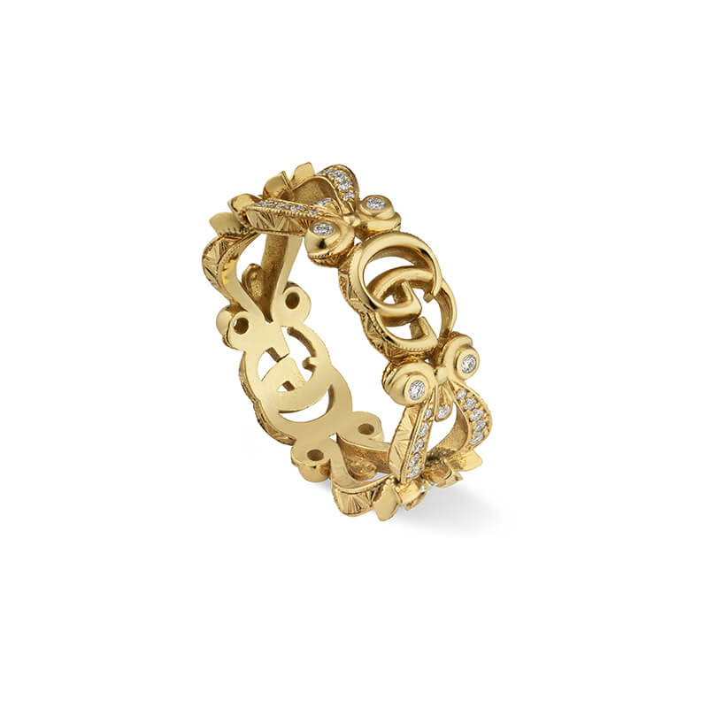 Gucci Fine Jewellery Flora YBC629828001 Fashion Ring