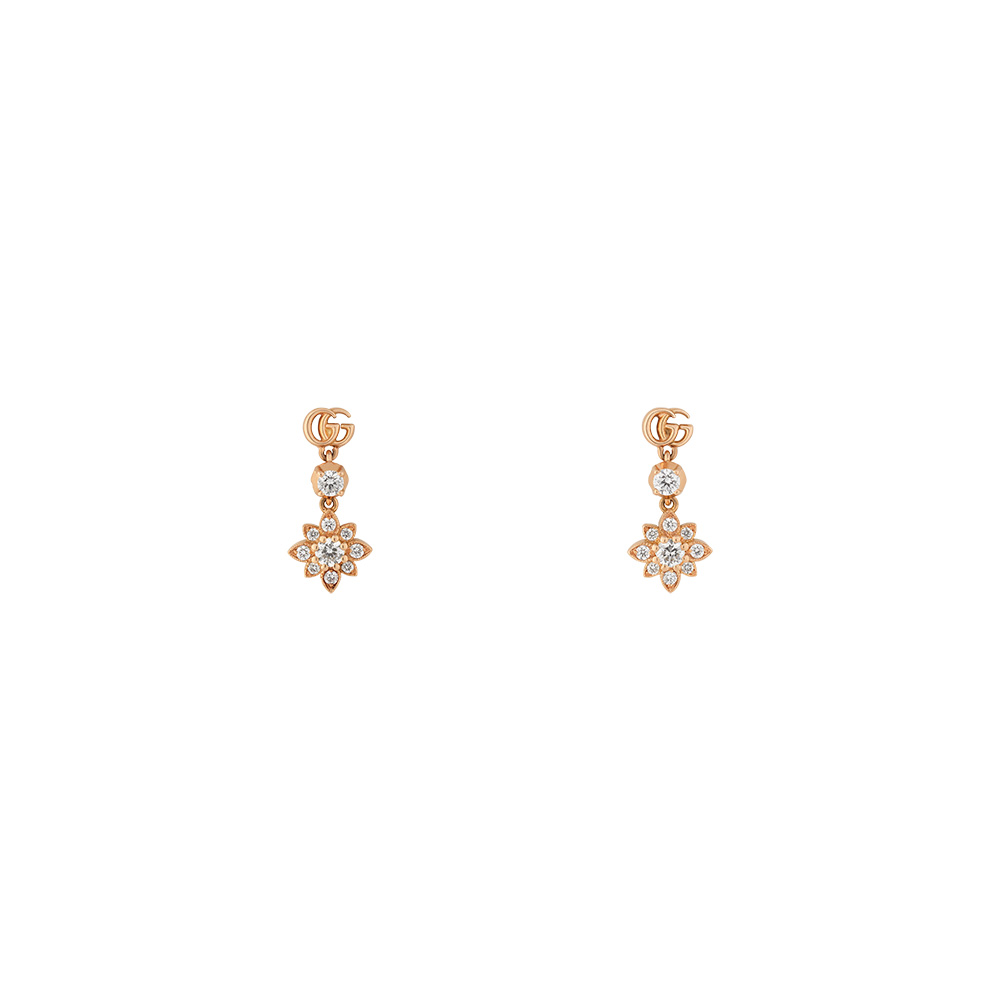 Gucci Fine Jewellery Flora Earrings YBD702691001 | La Maison Monaco