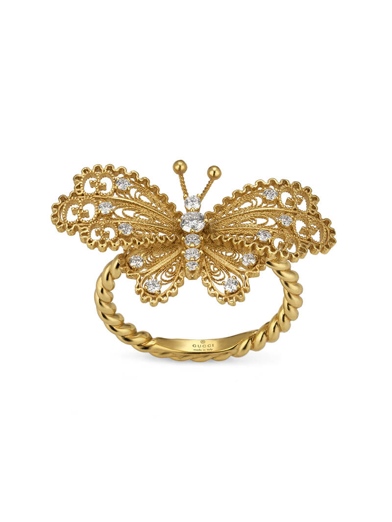 Gucci Fine Jewellery LE MARCHE' DES MERVEILLES YBC606769001 Fashion Ring