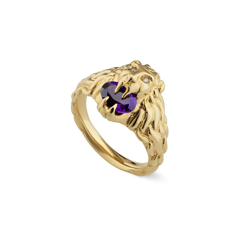 Gucci Fine Jewellery LIONHEAD YBC627134001 Fashion Ring
