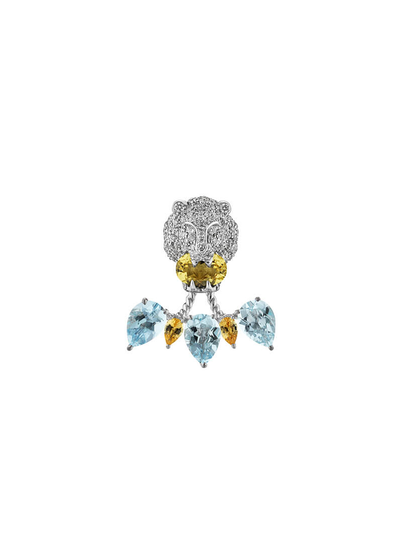 Gucci Fine Jewellery LIONHEAD YBD628568001 Earrings