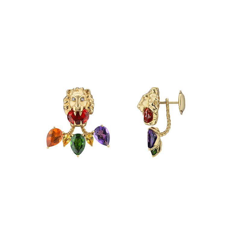 Gucci Fine Jewellery LIONHEAD YBD628570001 Earrings