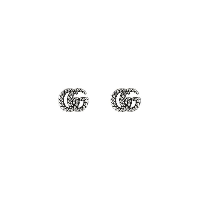 Gucci Silver GG Marmont YBD627755001 Earrings