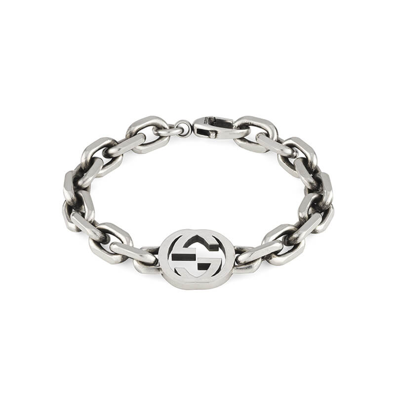 Gucci Silver Interlocking G YBA627068001 Bracelet