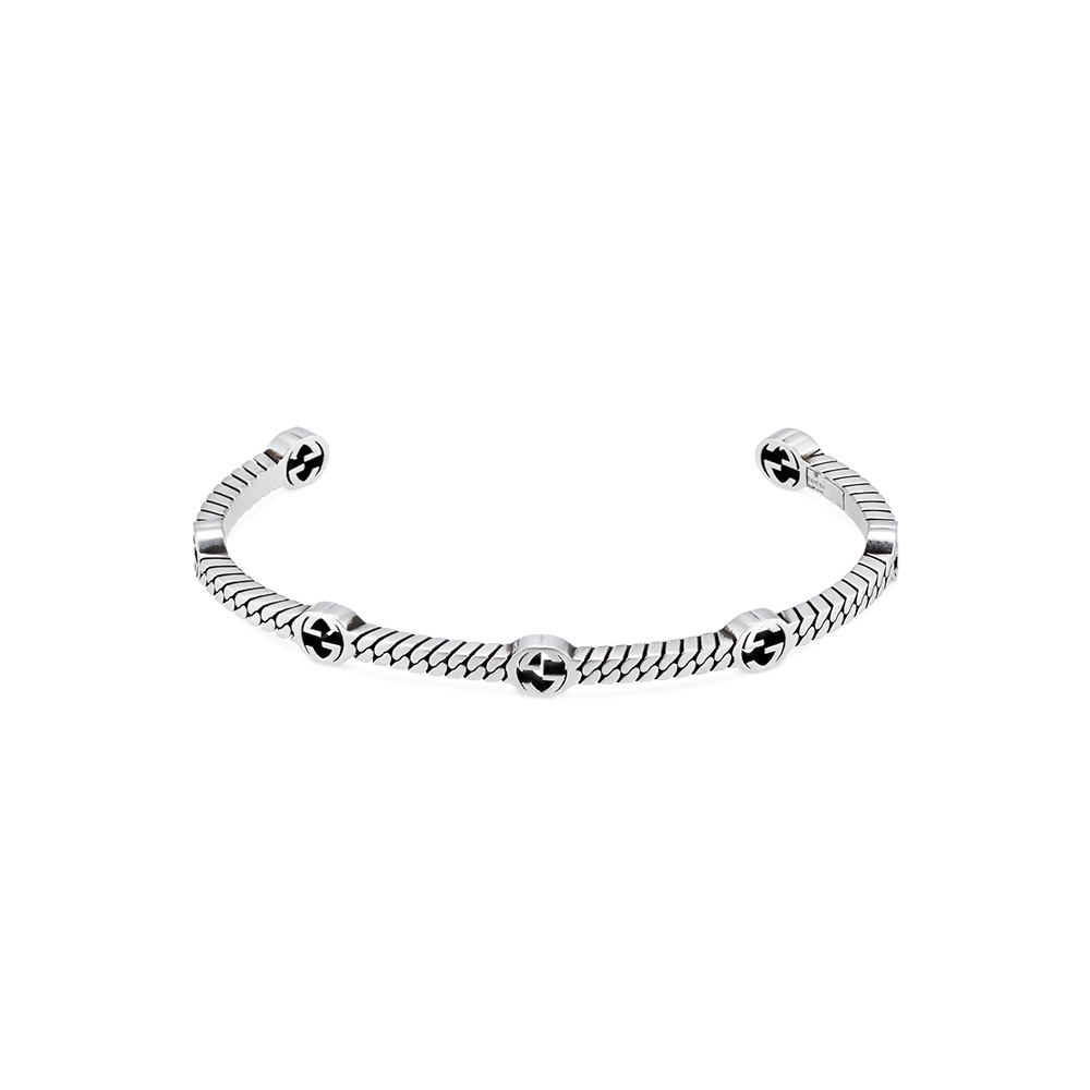 Gucci Silver Interlocking G YBA661529001 Bracelet