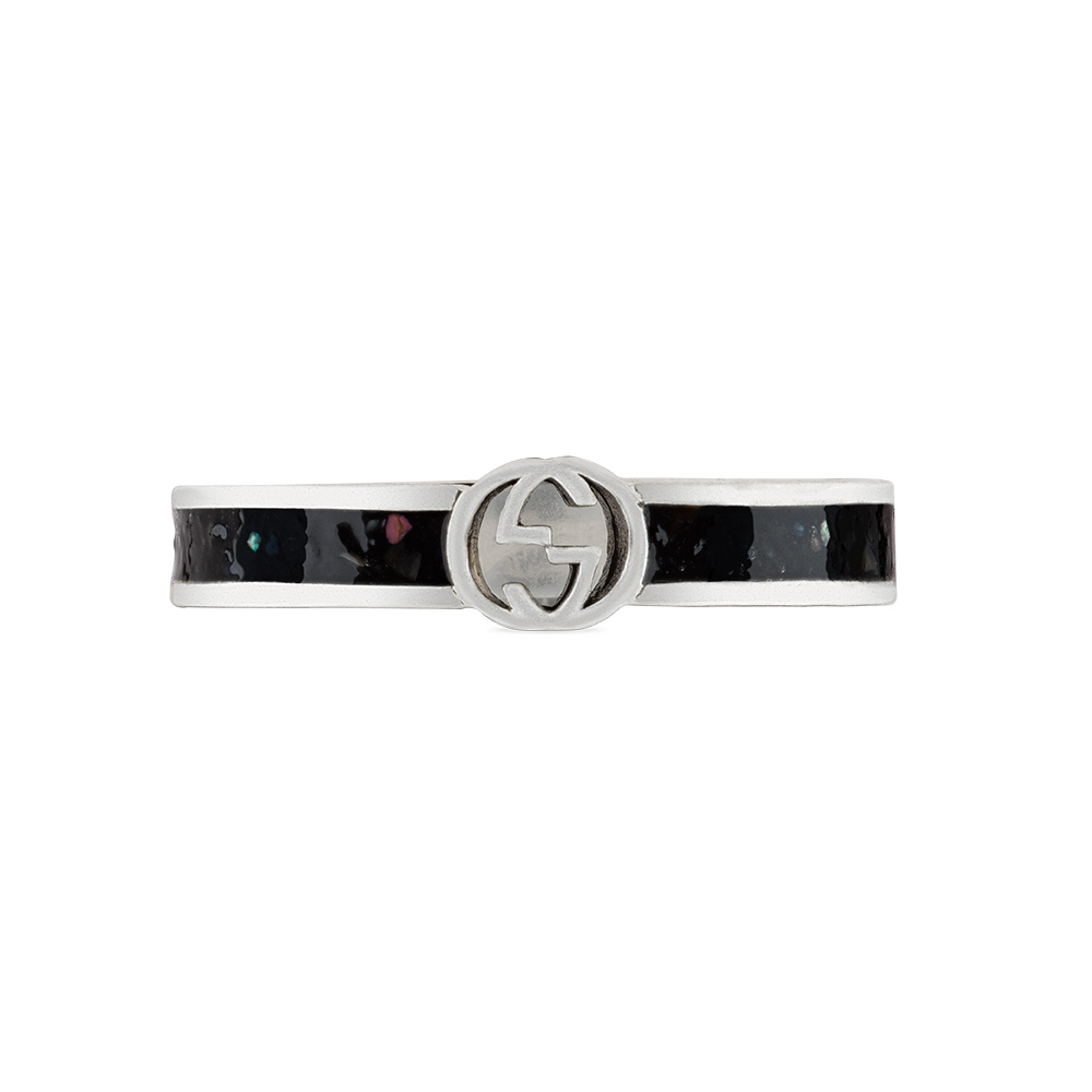 Gucci Silver Interlocking G YBC701620001 Fashion Ring